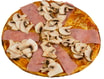 Pizza Schinken-Funghi